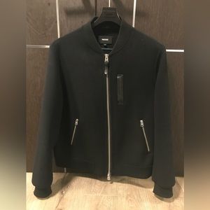 MACKAGE BLACK NICOS BOMBER JACKET